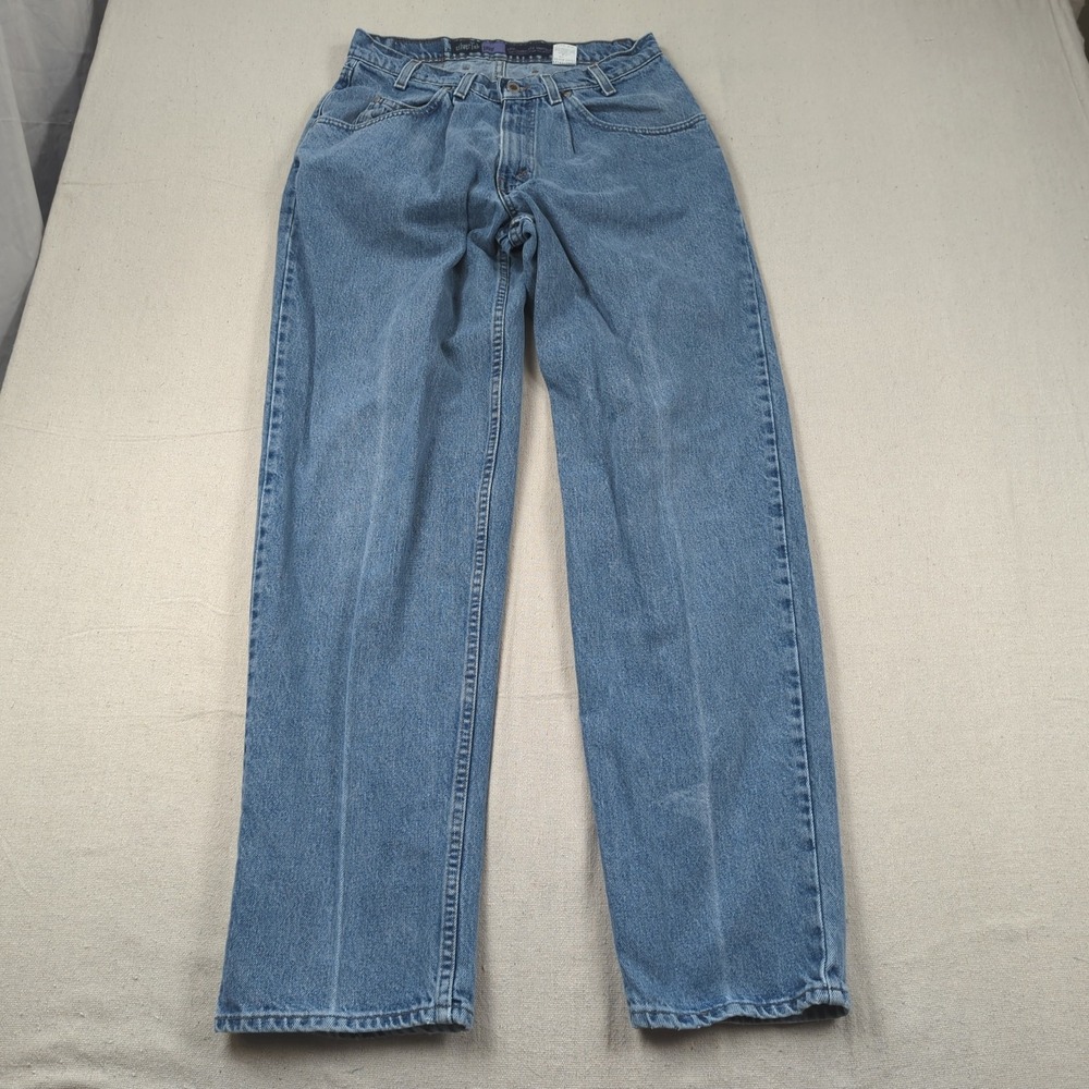 Vintage Levis Silvertab Jeans Mens 32x34 Blue Baggy Made in USA Skater